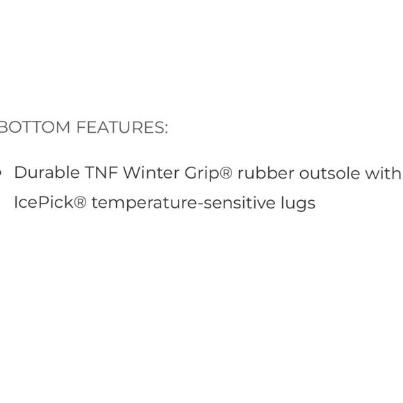 The North Face Nuptse Purna Boot Grey Brown Waterproof Lace-up Women's Size 7 - Picture 12 of 12